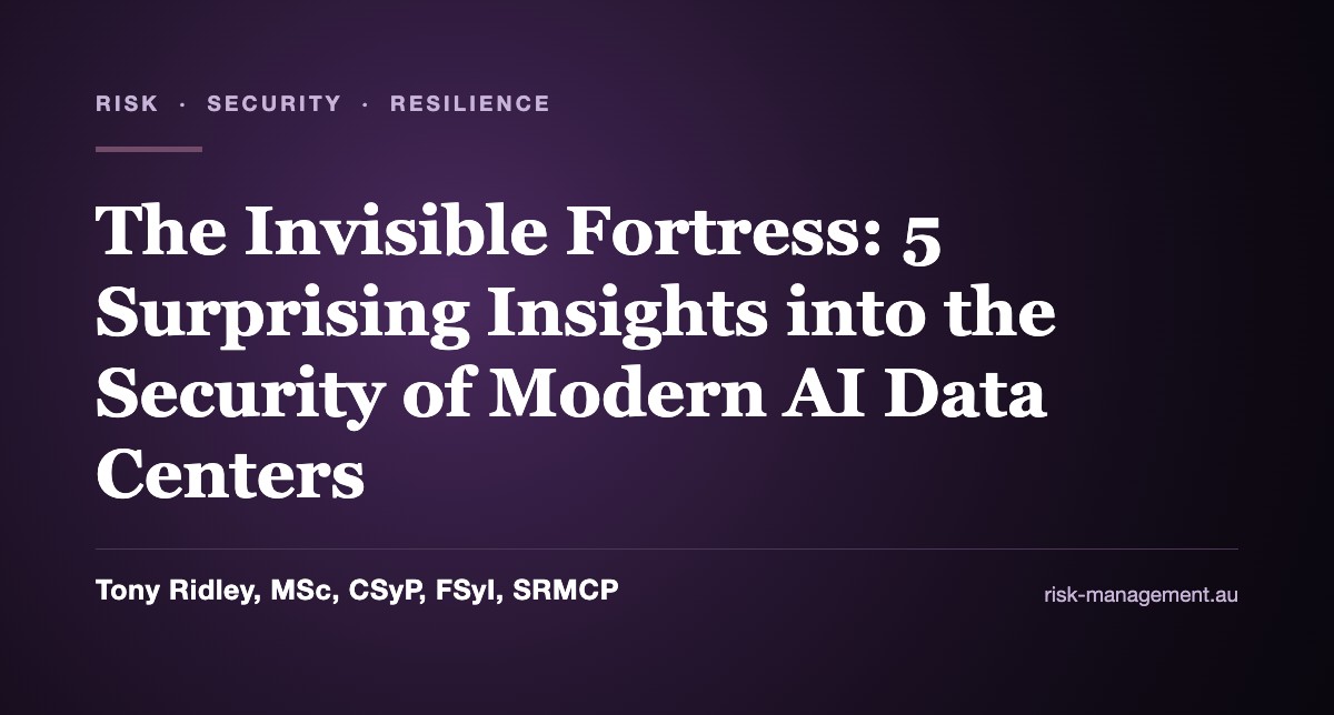 The Invisible Fortress: 5 Surprising Insights into the Security of Modern AI Data Centers